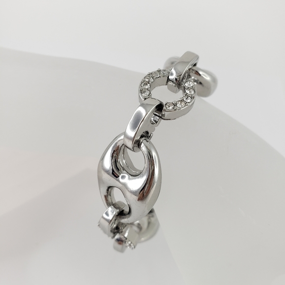 Ann Taylor Modern Statement Bracelet Silver - Picture 13 of 16